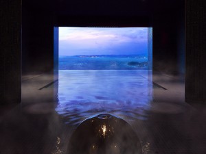 美しい眺めの展望風呂（インフィニートホテル）