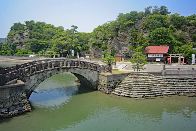 和歌浦の風景不老橋