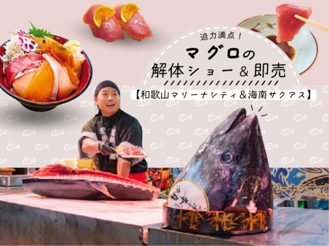 迫力満点！マグロの解体ショー＆即売【和歌山マリーナシティ＆海南サクアス】