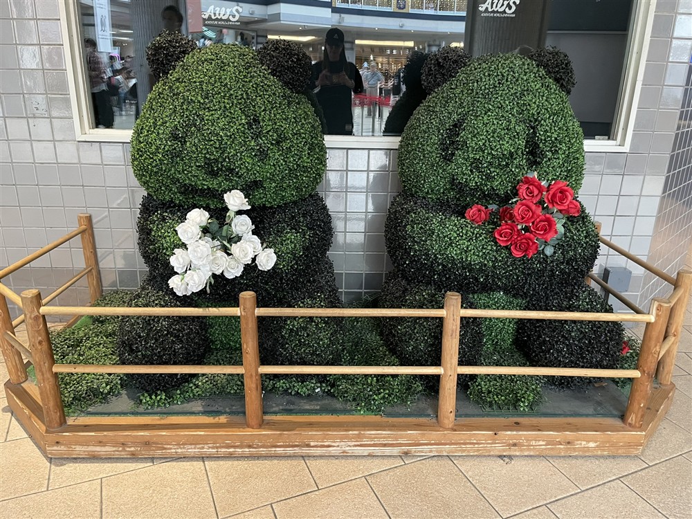 アドベンチャーワールドパンダオブジェ