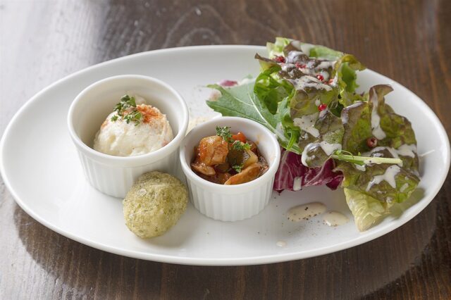 エノトリアさんパスタランチ前菜