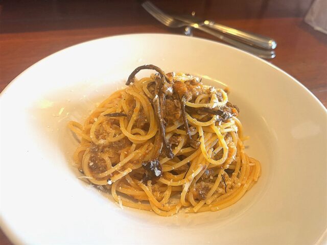 ミラノドゥエのパスタ定番ボロネーゼ