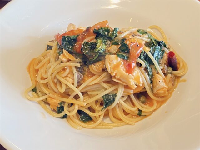 ミラノドゥエのパスタ辛トマトソース