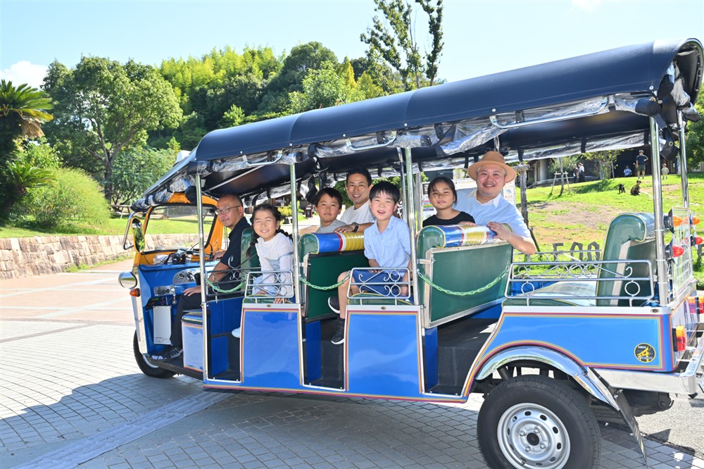 四季の郷公園トゥクトゥク楽しい！