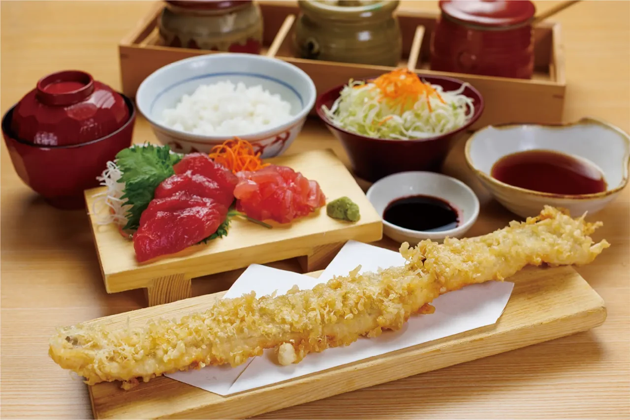 天ぷら海鮮よし平_太刀魚とまぐろ