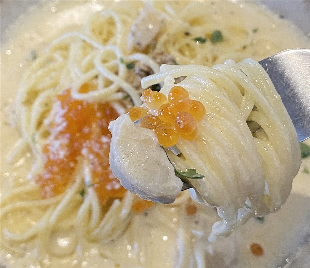 Ricordo（リコルド）ウニイクラホタテのクリームパスタ