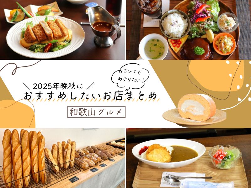 【和歌山グルメ】ランチでめぐりたい！ 2025年晩秋におすすめしたいお店まとめ
