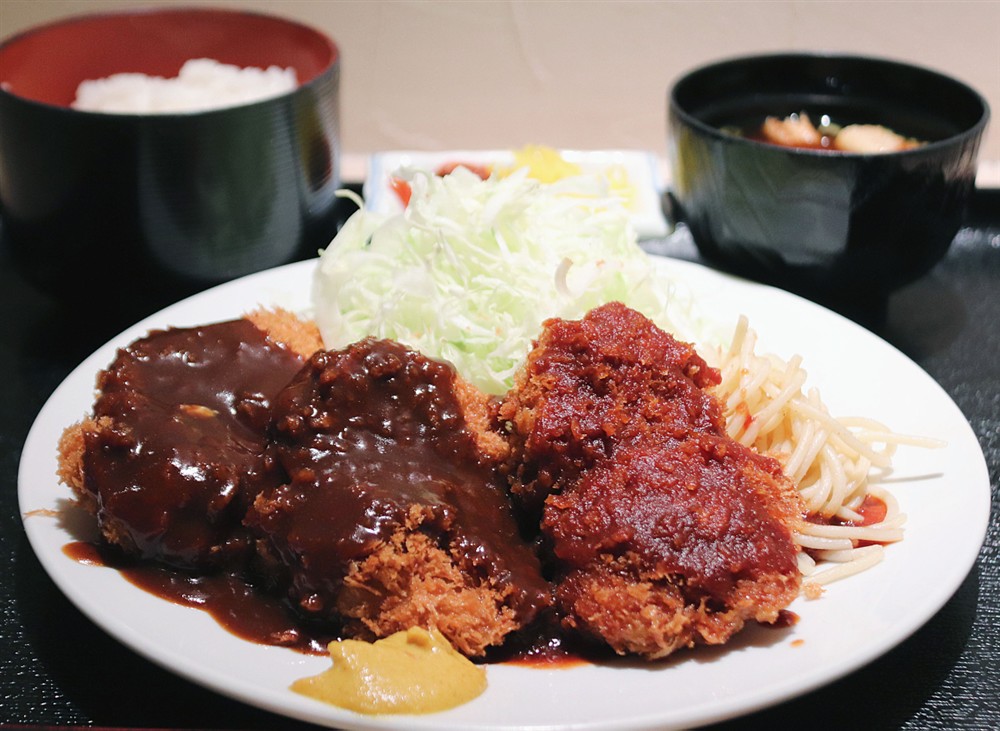 フジマルのヘレかつ定食