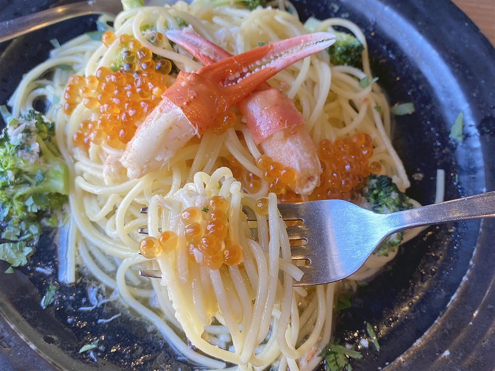 Ricordo（リコルド）ズワイガニとイクラのペペロン