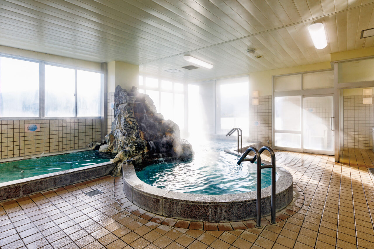 天然温泉ゆの里のお風呂