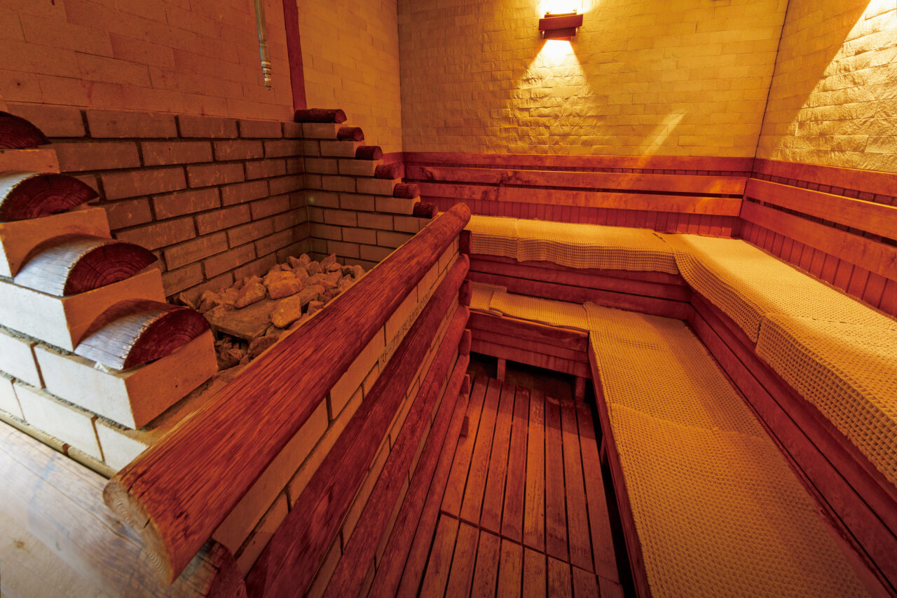 天然温泉ゆの里のサウナ