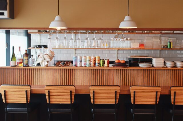 オンザコーナー店内カウンター