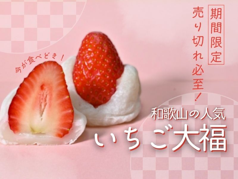 期間限定・売り切れ必至!和歌山の人気「いちご大福」まとめ今が食べどき