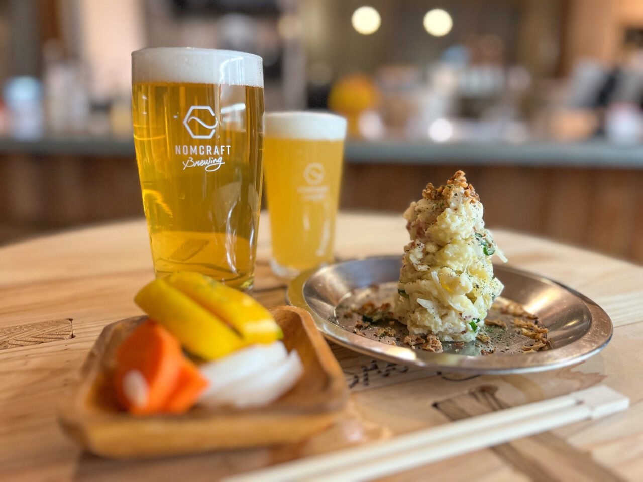 ノムクラフト料理と生ビール