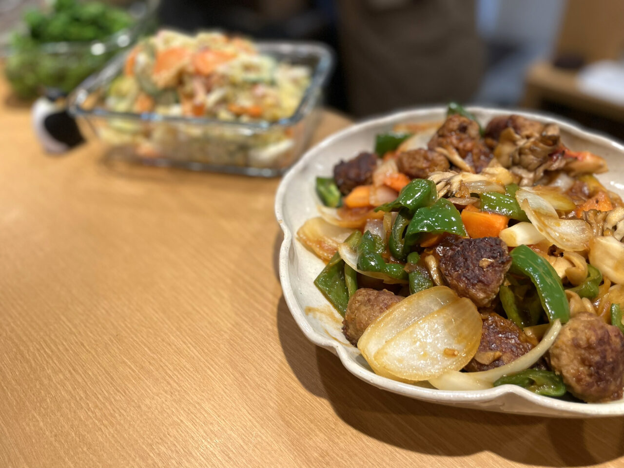 クラフトビアバービーンズ料理